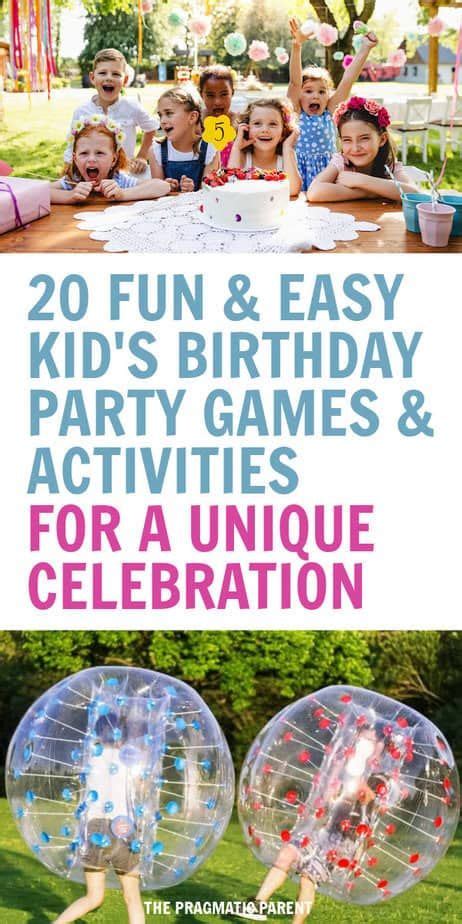 20 Fun & Easy Birthday Party Games and Activities for Kids.